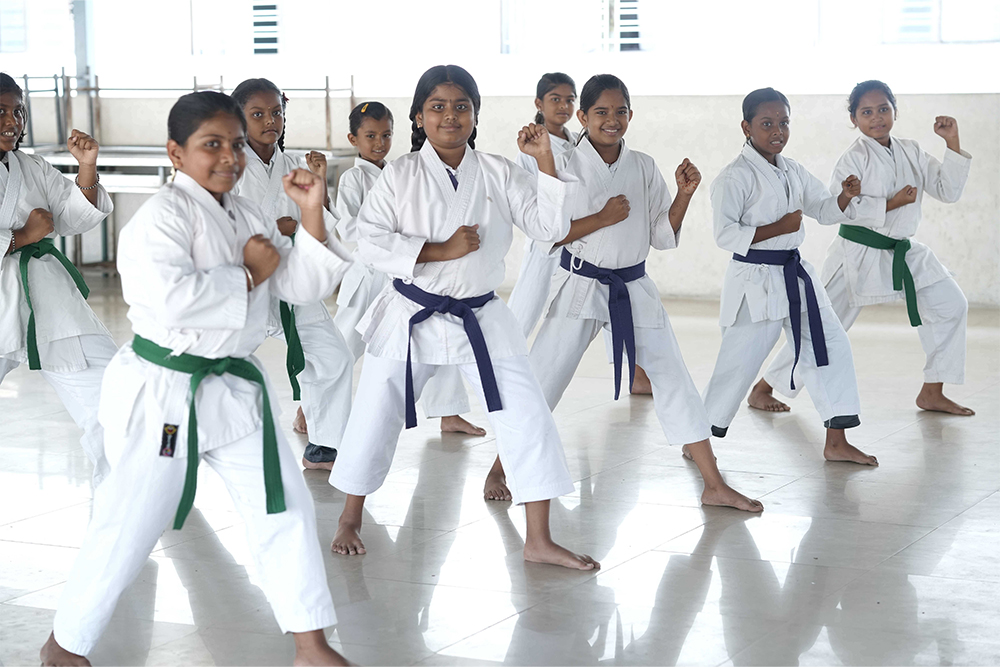 Karate at Good School in Erode and Gobichettipalayam