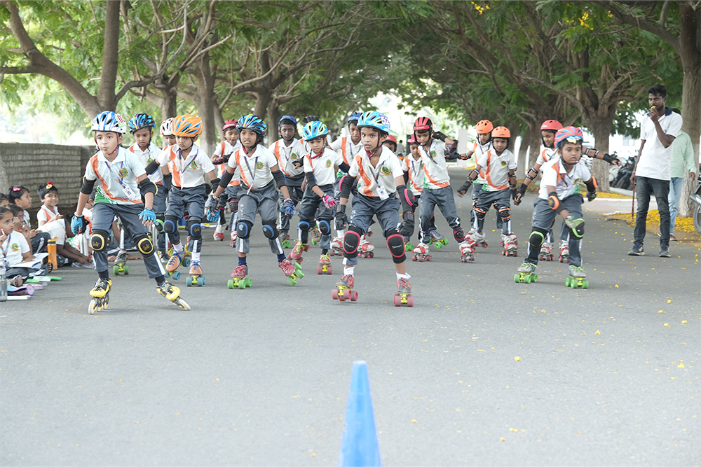 Skating at Good School in Erode and Gobichettipalayam