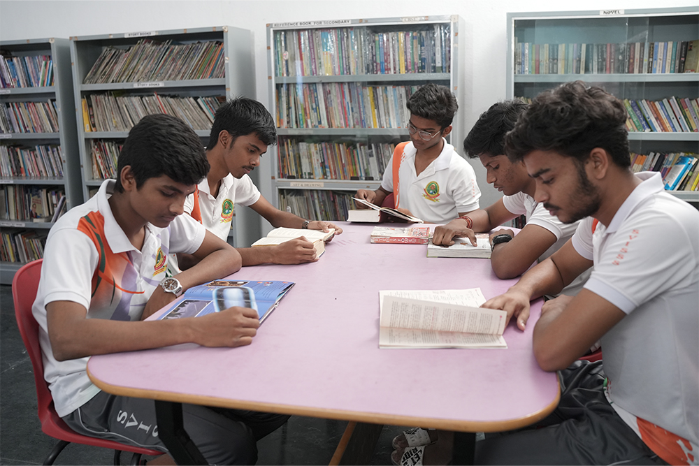 Library at Best School in Erode and Gobi
