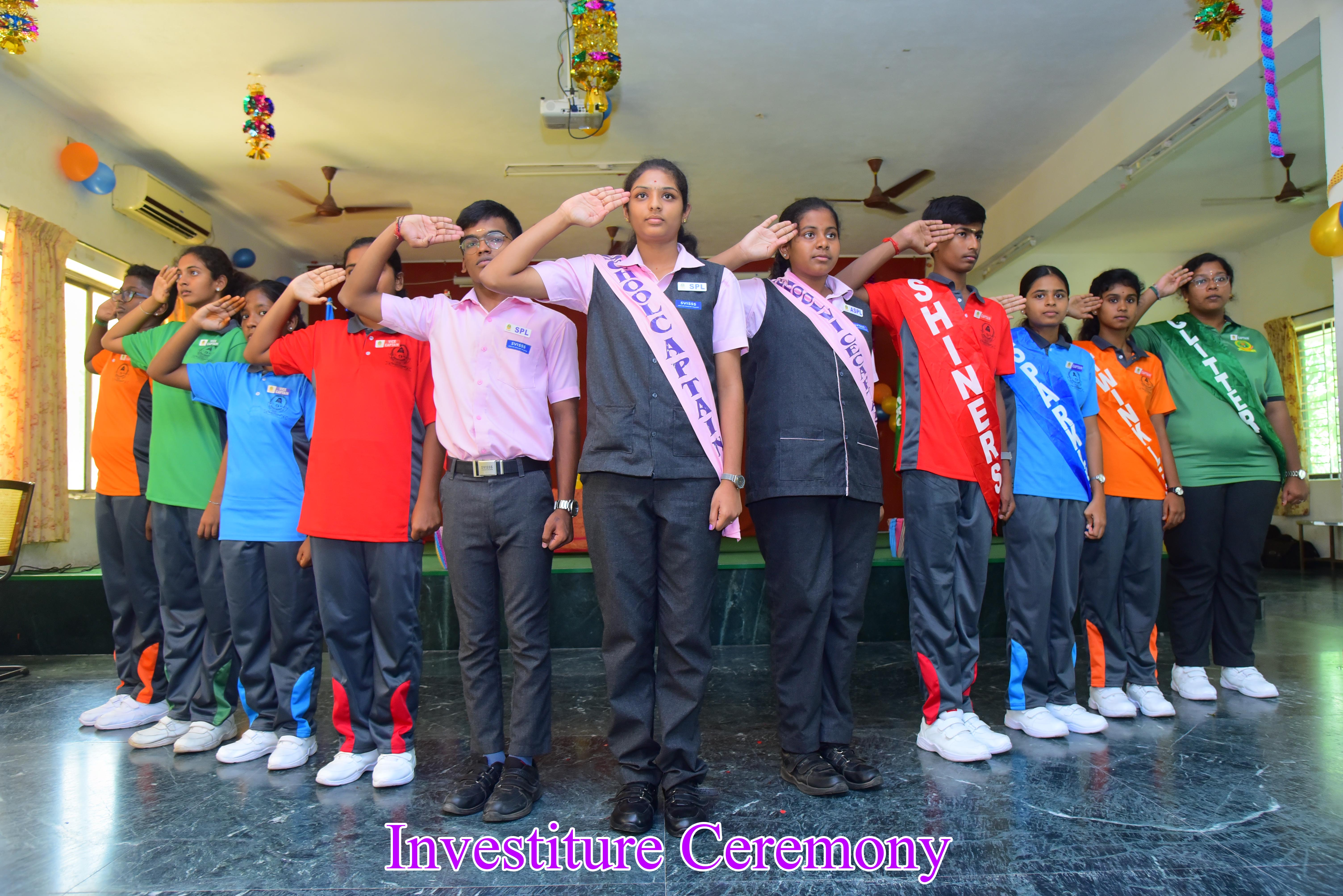 Investiture Ceremony at Best School in Erode and Gobichettipalayam